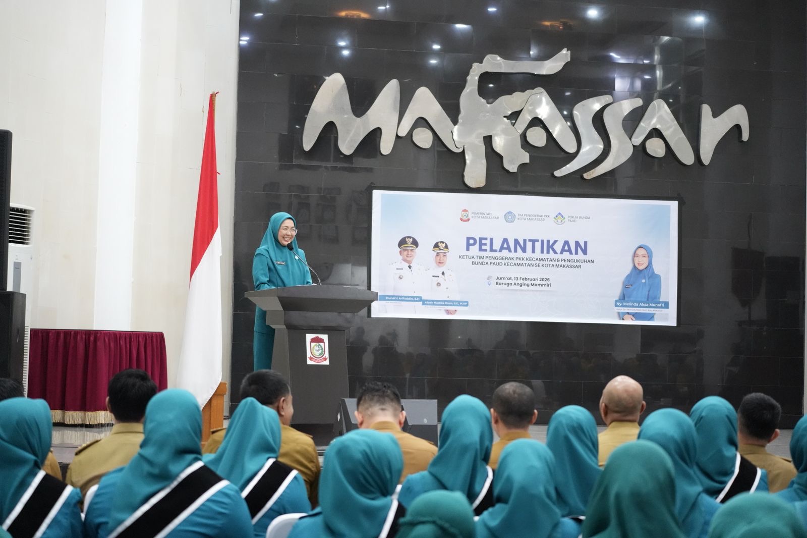 Pelantikan Ketua TP PKK Kecamatan Se-Kota Makassar