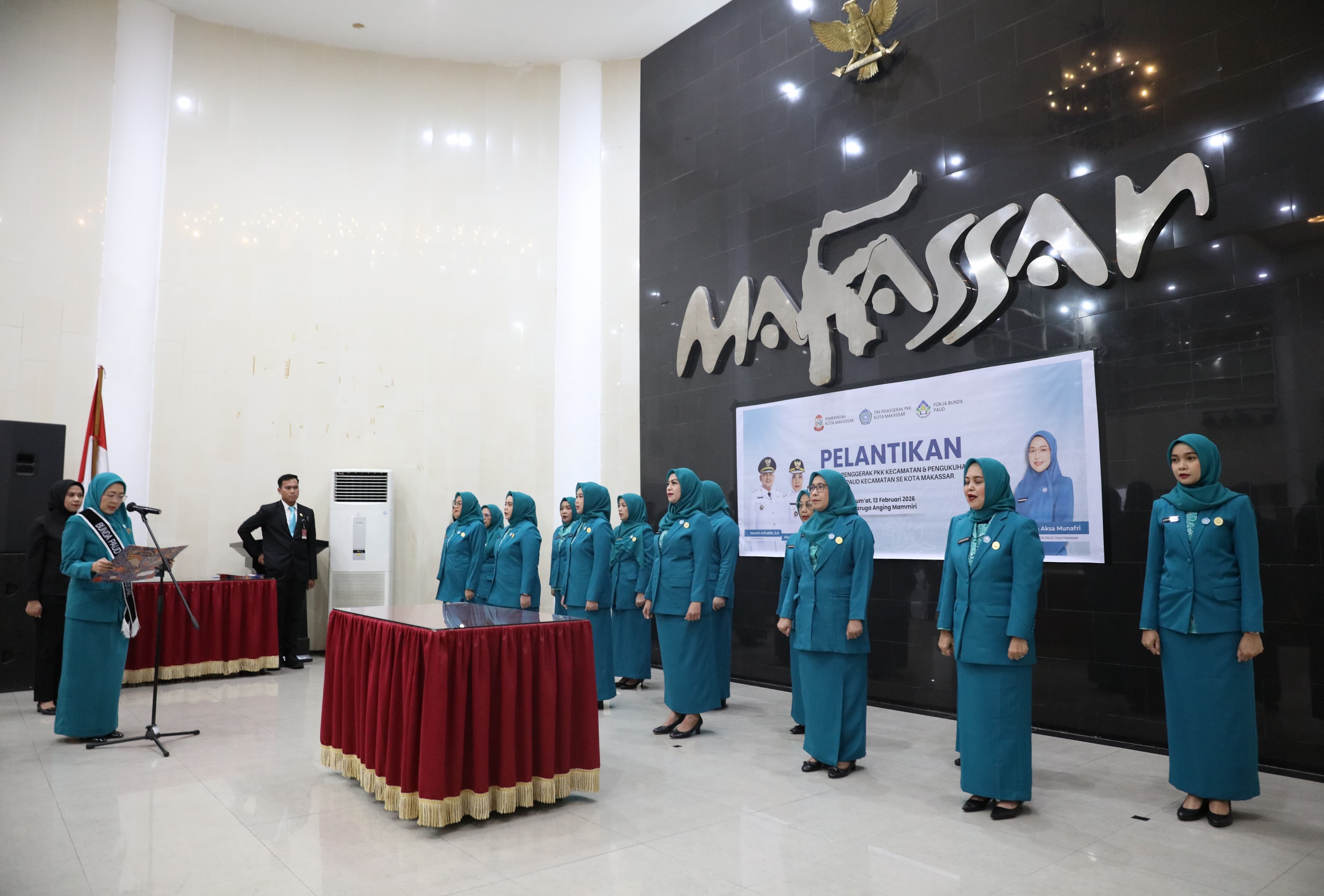 Pelantikan Ketua TP PKK Kecamatan Se-Kota Makassar