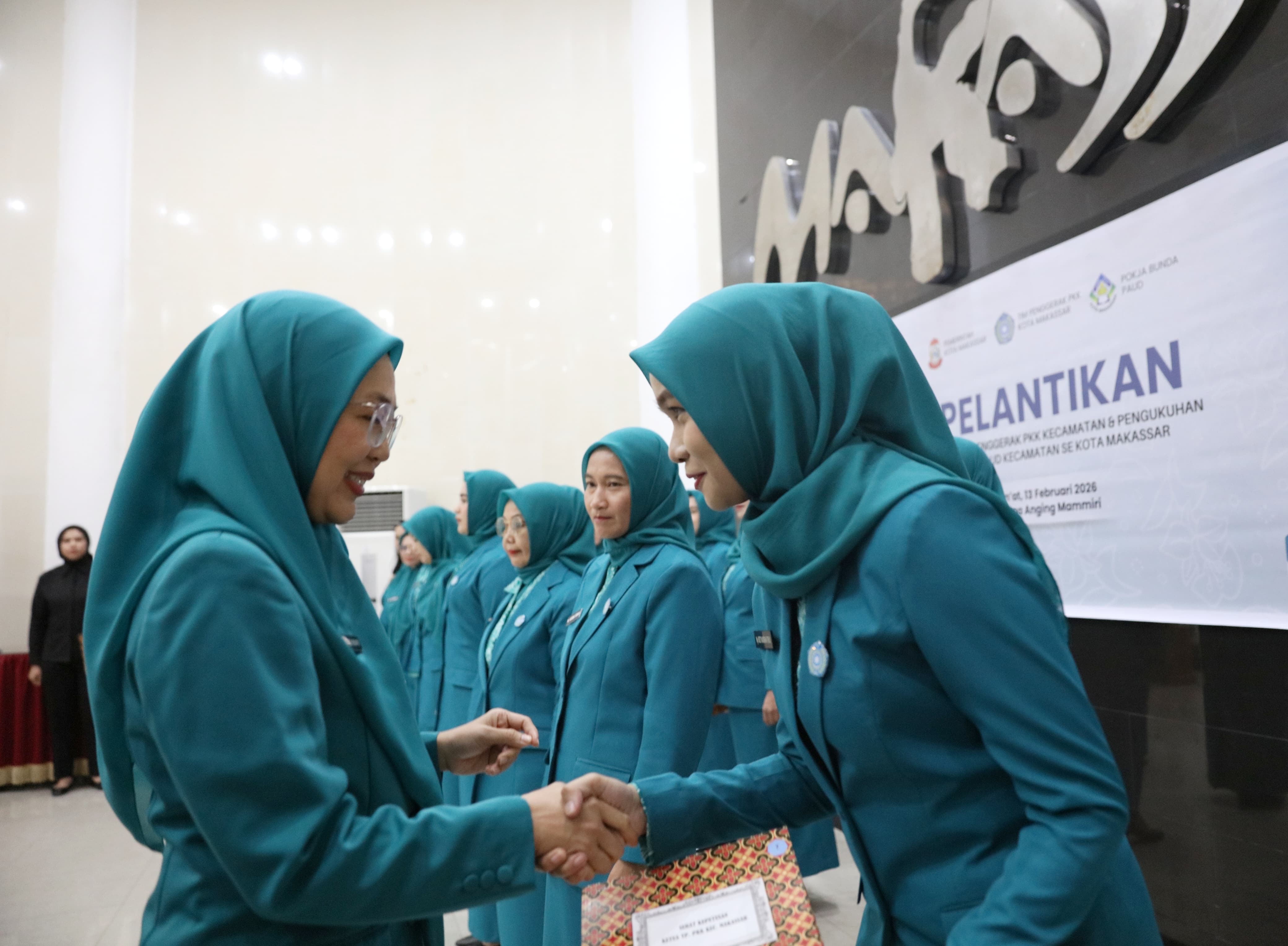 Pelantikan Ketua TP PKK Kecamatan Se-Kota Makassar